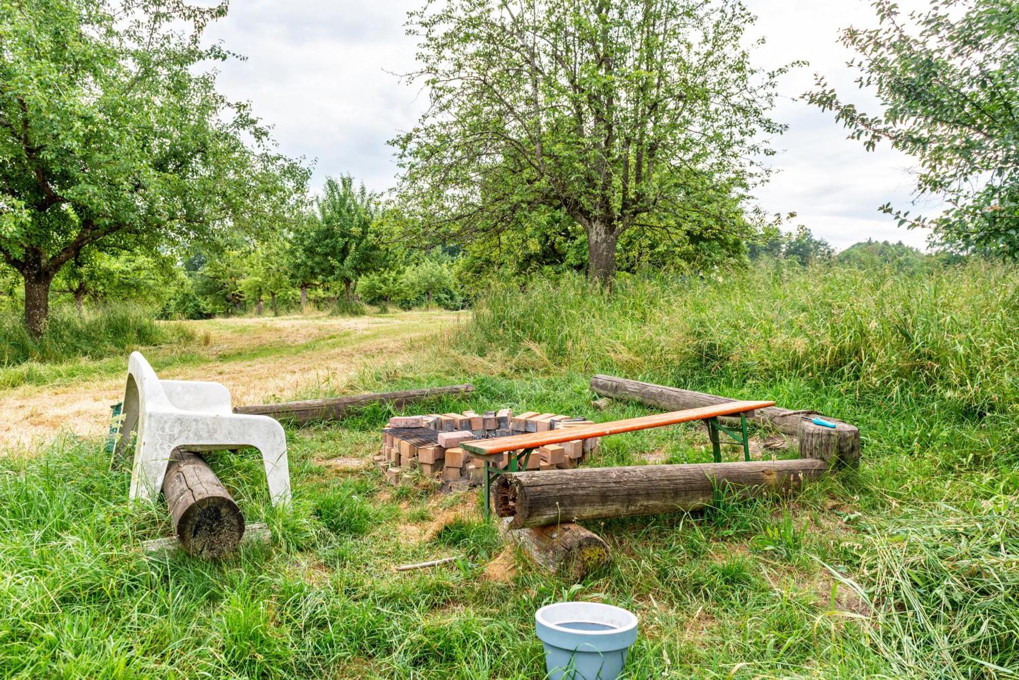 Beutenmuehle Straussenfarm Dach Owingen ภายนอก รูปภาพ